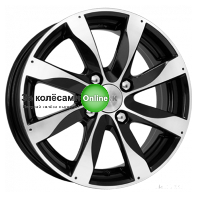 K&K Джемини-оригинал (КС617) 6x15/4x100 ET37 D60,1 Алмаз черный