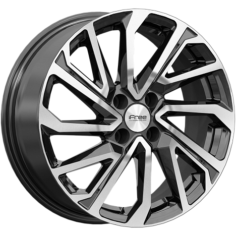 iFree Неом 6.5x16/4x100 D60.1 ET41 Алмаз Черн