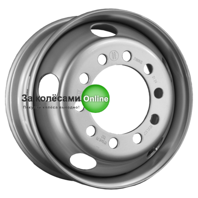 SRW 10/225/176/132 6,75x17,5/10x225 ET132 D176 Silver (5176774) (9,5 мм) Китай, прицеп 2 180 кг