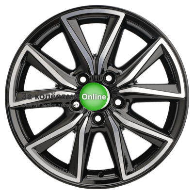 Khomen Wheels KHW1706 (CX-5/Seltos/Optima) 7x17/5x114,3 ET50 D67,1 Black-FP