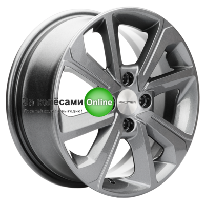 Khomen Wheels KHW1501 (Lada Granta) 6x15/4x98 ET36 D58,6 Gray