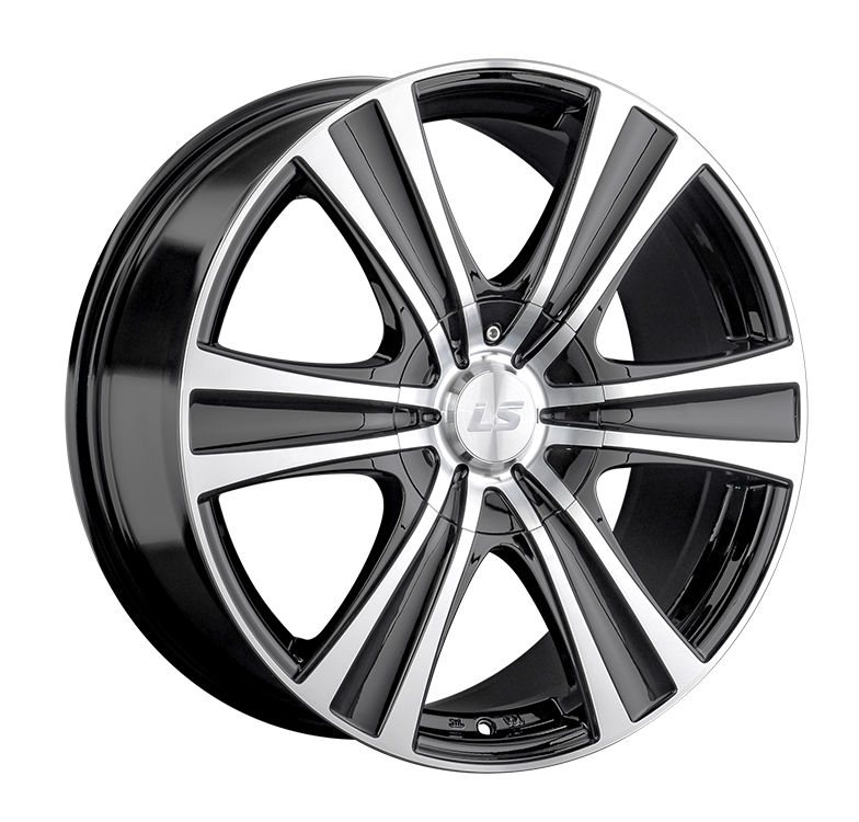 LS 1370 9x20/6x114.3 D67.1 ET35 Чёрный полностью полированный