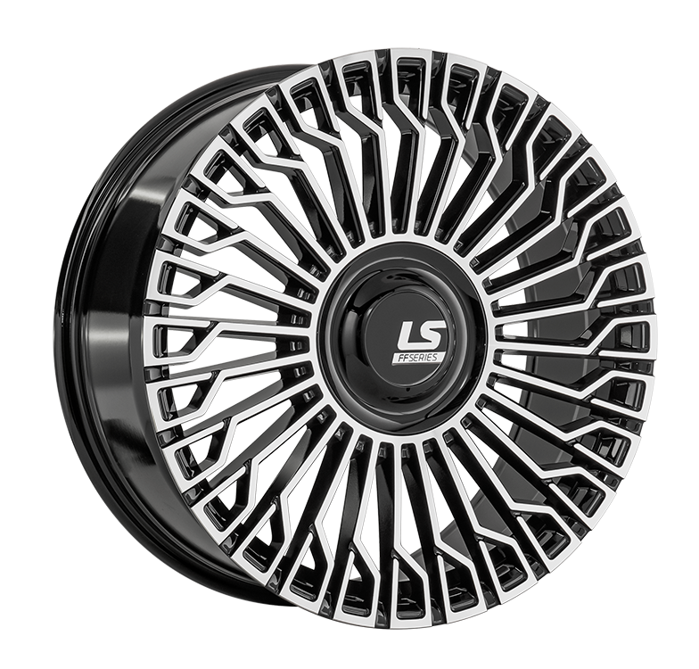 LS RC99 9x22/6x139.7 D95.1 ET45 Чёрный полностью полированный