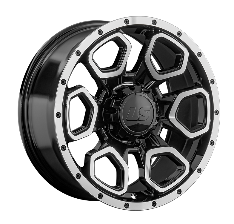 LS 1345 9x18/5x150 D110.1 ET30 Чёрный полностью полированный