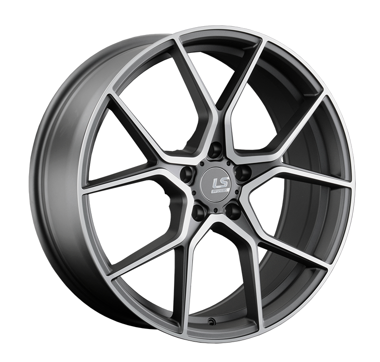 LS RC72 8.5x20/5x120 D72.6 ET41.5 Темно-серый матовый