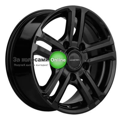 Khomen Wheels KHW1602 (Niva 4x4 Bronto) 6,5x16/5x139,7 ET35 D98,5 Black (под ORG)