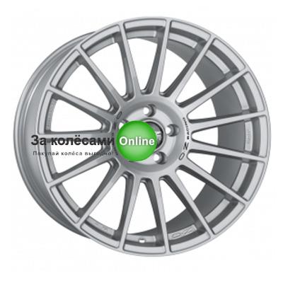 Oz Superturismo LM 8x18/5x112 ET35 D75 Matt Race Silver + Black Lettering