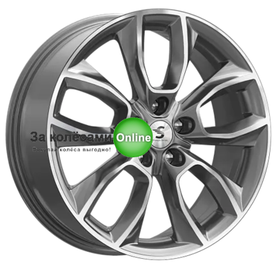 Premium Series КР001 (Outlander) 7x18/5x114,3 ET38 D67,1 Diamond Gloss Graphite