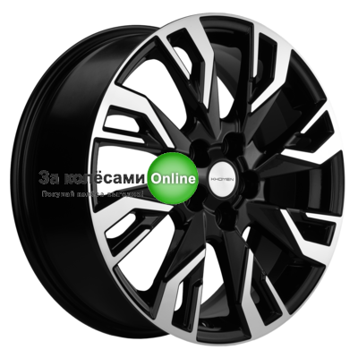 Khomen Wheels KHW1809 (Kodiaq/Tiguan) 7x18/5x112 ET43 D57,1 Black-FP