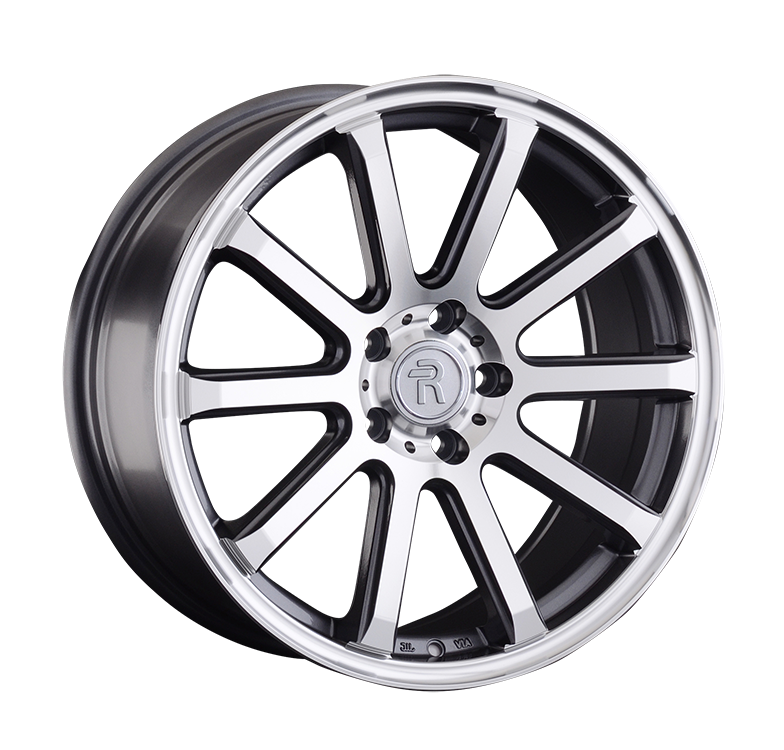 Replay A130 8x18/5x112 D66.6 ET39 Насыщенный темно-серый полностью полированный