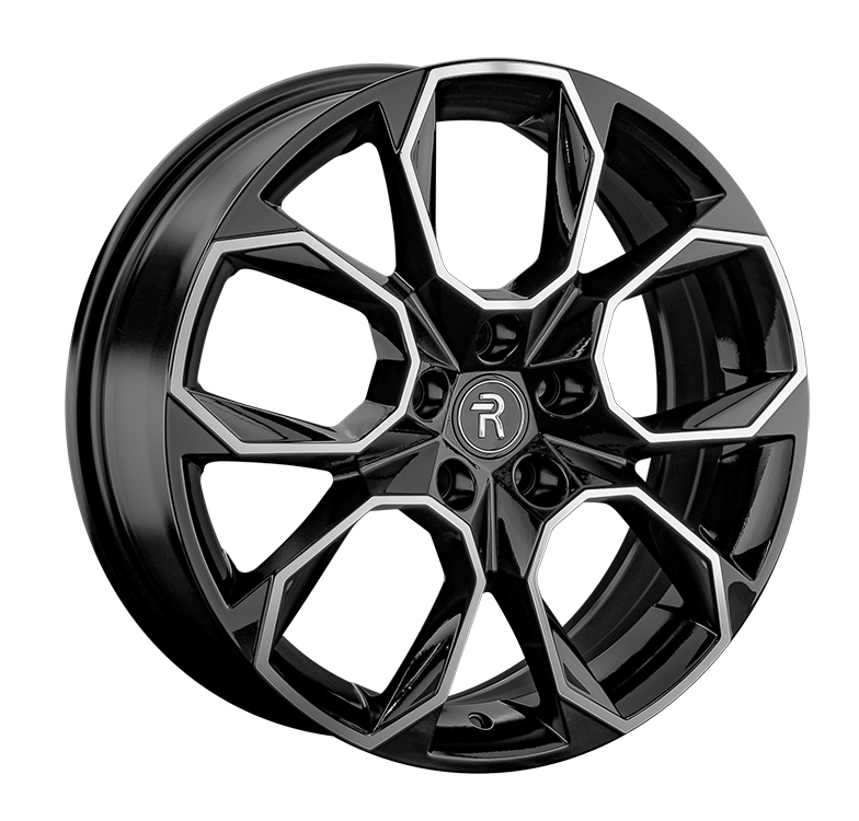 Replay SK169 7x18/5x112 D57.1 ET43 Чёрный полностью полированный