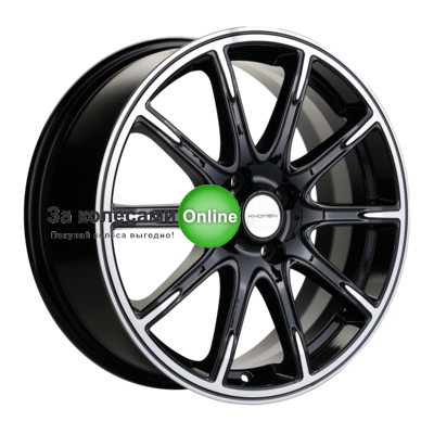 Khomen Wheels KHW1707 (Lada Vesta) 6,5x17/4x100 ET50 D60,1 Black-FP