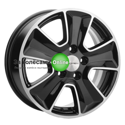 Khomen Wheels KHW1601 (Geely Atlas Pro) 6,5x16/5x114,3 ET45 D54,1 Black-FP