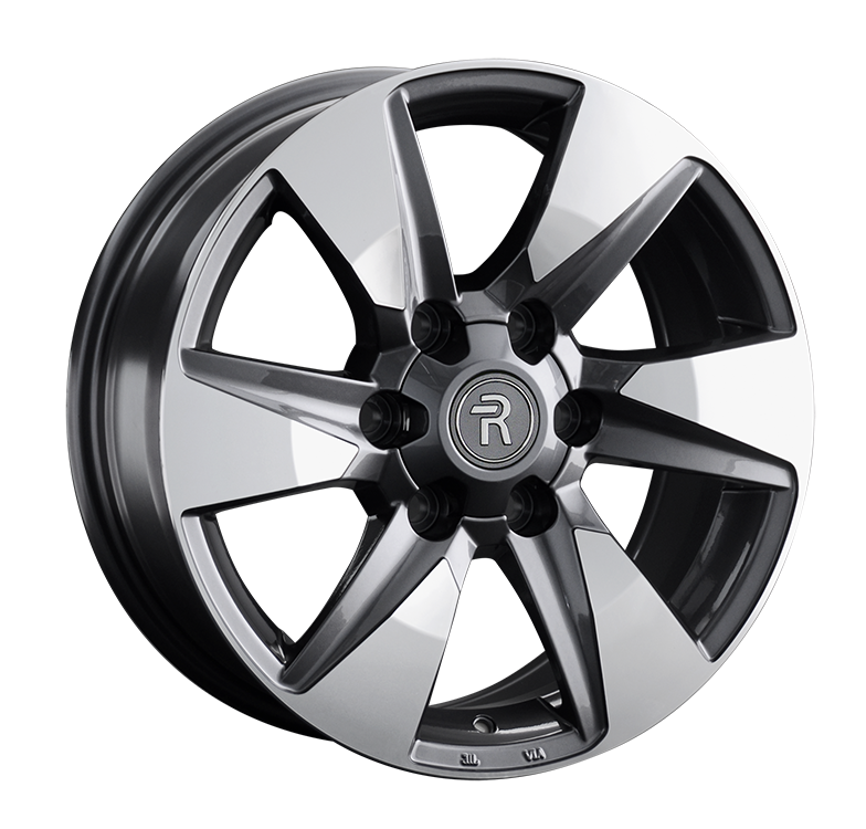 Replay TY311 7.5x17/6x139.7 D106.1 ET25 Насыщенный темно-серый полностью полированный