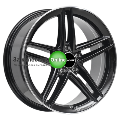 PDW FF2127 8,5x18/5x112 ET40 D66,56 Gloss Black Machine Edge ()