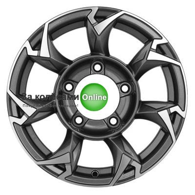 Khomen Wheels KHW1505 (Jimny) 5,5x15/5x139,7 ET5 D108,1 Gray-FP