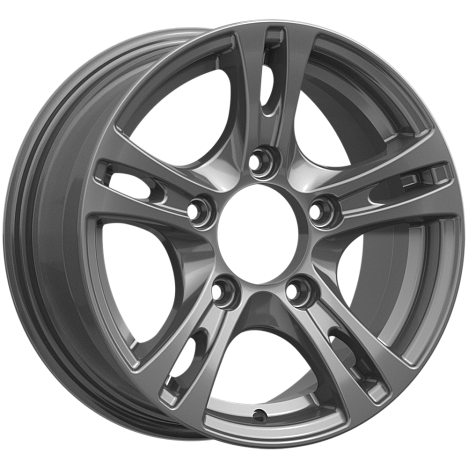 Скад Дюна 6.5x15/5x139.7 D98.5 ET40 Темно-серый цвет с перламутровыми оттенками