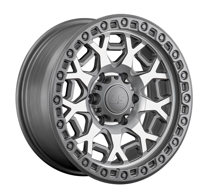 LS RC91 9x17/6x139.7 D100.1 ET25 Темно-серый матовый