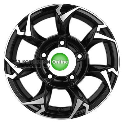 Khomen Wheels KHW1505 (Lada NIVA 4x4) 5,5x15/5x139,7 ET5 D98,5 Black-FP