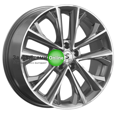 Premium Series КР012 (Tiggo 8 Pro) 7x18/5x108 ET47 D60,1 Diamond Gloss Graphite
