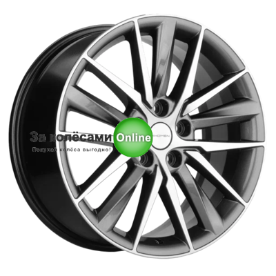 Khomen Wheels KHW1807 (Tugella/Jaguar XF/F-Pace) 8x18/5x108 ET46 D63,4 Gray-FP