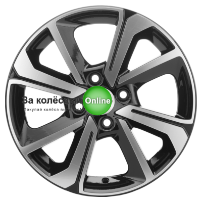 Khomen Wheels KHW1501 (XRay) 6x15/4x100 ET37 D60,1 Black-FP