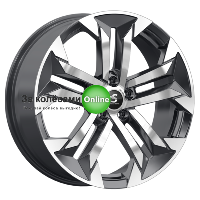Premium Series КР015 (Haval F7/F7x) 7,5x19/5x114,3 ET40 D64,1 Diamond Black Gris