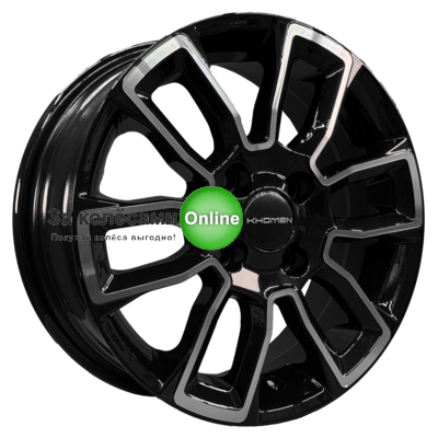 Khomen Wheels KHW1406 (Honda Civic) 5,5x14/4x100 ET45 D56,1 Black-FP