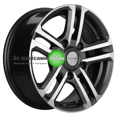 Khomen Wheels KHW1602 (Niva 4x4 Bronto) 6,5x16/5x139,7 ET35 D98,5 Gray-FP