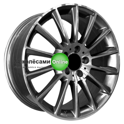 PDW 5459 8x18/5x112 ET43 D66,6 Grey Machine Face ()