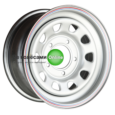 Off-Road Wheels ВАЗ Нива 7x15/5x139,7 ET25 D98,5 Серебристый (с увелич.полкой под суппорт)
