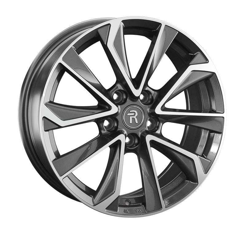 Replay JT12 7.5x19/5x108 D60.1 ET39 Насыщенный темно-серый полностью полированный