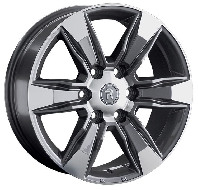 Replay TY202 7.5x18/6x139.7 D106.1 ET25 Насыщенный темно-серый полностью полированный