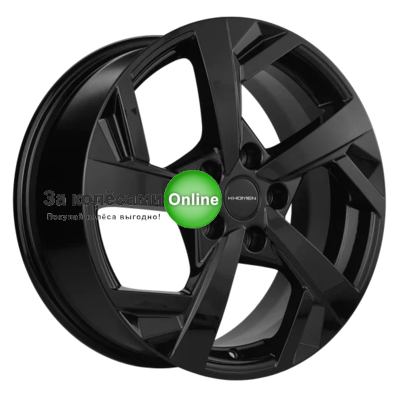 Khomen Wheels KHW1712 (Jac/Москвич 3) 7x17/5x108 ET40 D54,1 Black