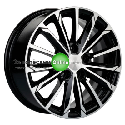 Khomen Wheels KHW1611 (DFM 580) 6,5x16/5x110 ET45 D67,1 Black-FP