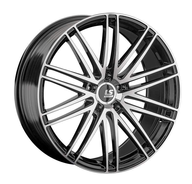 LS RC75 8.5x20/5x120 D72.6 ET40 Чёрный полностью полированный