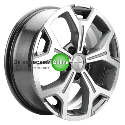 Khomen Wheels KHW1710 (Chery Tiggo/Tiggo 7 Pro) 7x17/5x108 ET33 D60,1 Gray-FP