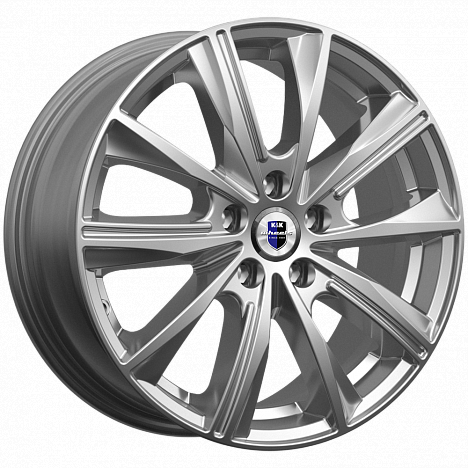 K&K Арнар 6x15/4x100 D67.1 ET40 Насыщенный темно-серебристый цвет