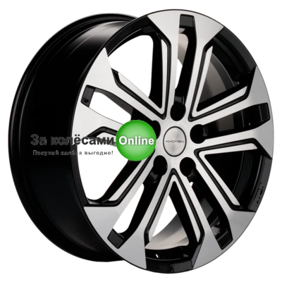 Khomen Wheels KHW1803 (Changan/Geely/Lexus/Suzuki/Toyota) 7x18/5x114,3 ET45 D60,1 Black-FP