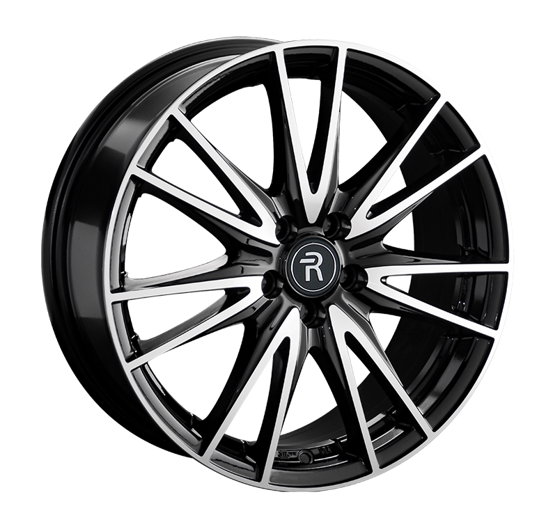 Replay SB90 7x17/5x100 D56.1 ET55 Чёрный глянцевый с полированной лицевой частью