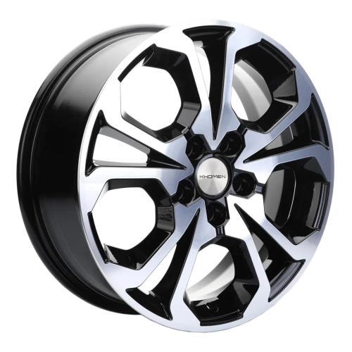 Колесный диск Khomen Wheels KHW1711 6.5x17/5x114.3 D64.1 ET40 Black-FP купить в Самаре фото №1