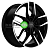 Khomen Wheels KHW1708 (Chery tiggo 7pro) 6,5x17/5x108 ET33 D60,1 Black-FP