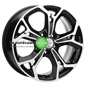 Khomen Wheels KHW1702 (DFM580) 7x17/5x110 ET45 D67,1 Black-FP
