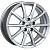 Alcasta M61 7x17/5x114.3 D64.1 ET40 Насыщенный серебристый