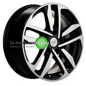 Khomen Wheels KHW1612 (Polo) 6,5x16/5x100 ET39 D57,1 Black-FP