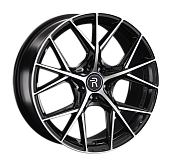 Replay V125 8x18/5x108 D63.3 ET42.5 Чёрный глянцевый с полированной лицевой частью