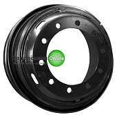 KRONPRINZ 10/335/281/173 8,5x20/10x335 ET173 D281 M22 Black (63-М8.5-3101012) (12 мм) МАЗ-Урал-Ивеко-6539/6339 3 750 кг