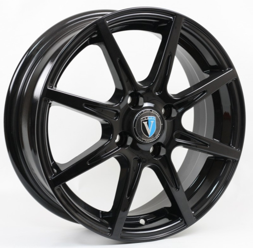 Колесный диск Venti 1508 5.5x15/4x100 D60.1 ET45 Черный глянцевый купить в Самаре фото №1