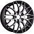 RST R137 7x17/5x114.3 D66.5 ET37 Глянцевый черный с полированной лицевой частью