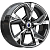 K&K Кайан 7.5x18/5x112 D57.1 ET40 Черный глянцевый с полированными элементами лицевой поверхности